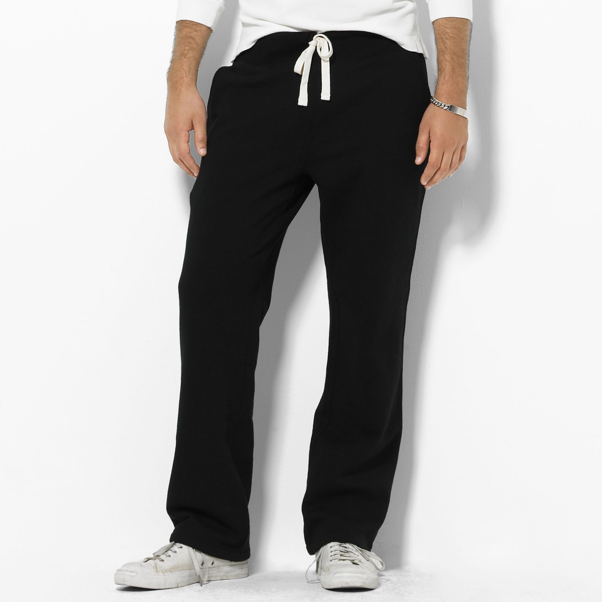 Polo Ralph Lauren Classic Fleece Athletic Pant in Black for Men - Lyst