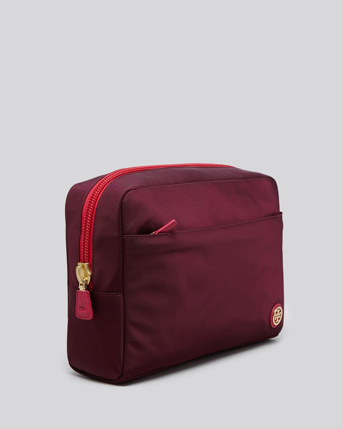 Tory Burch Cosmetic Case Travel Nylon Large Red Lyst Tory Burch Cosmetic Case Travel Nylon Large Red Lyst