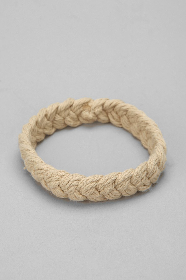 Urban Outfitters Sailor Knot Bracelet in Tan (Natural) for Men | Lyst