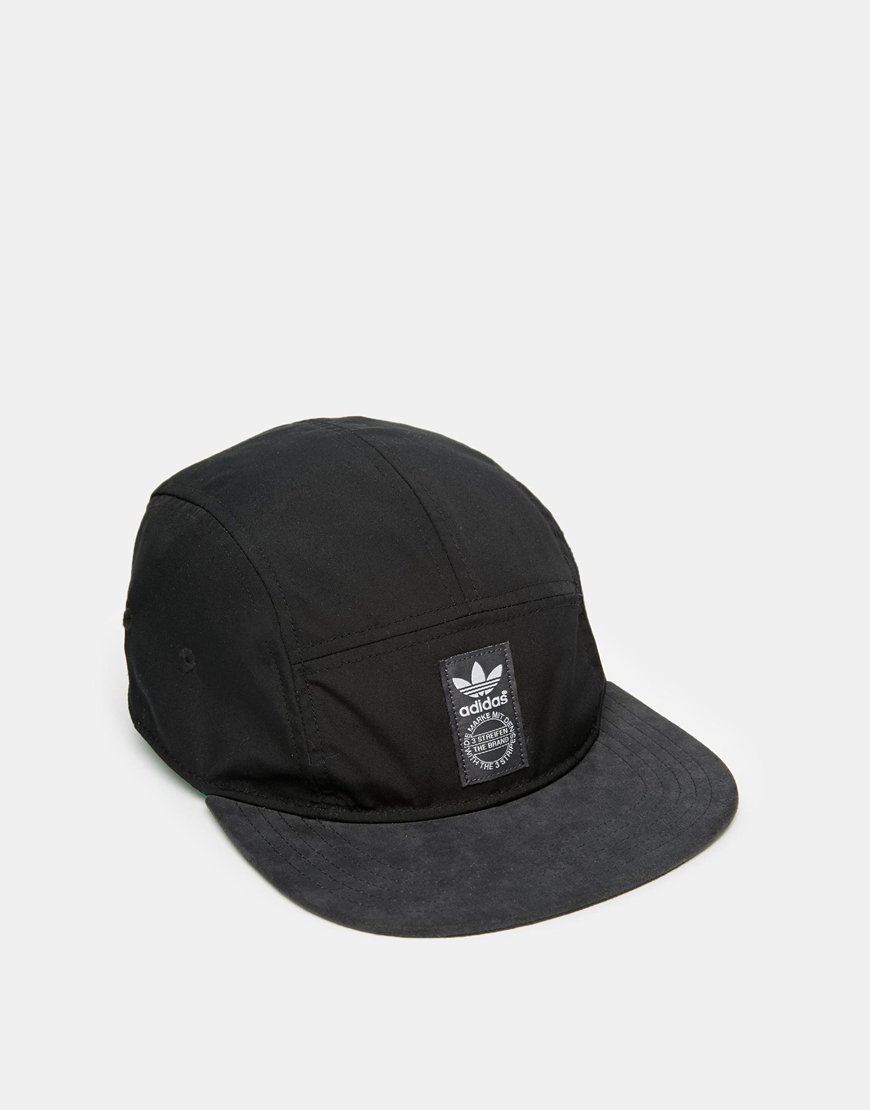 adidas black snapback hat
