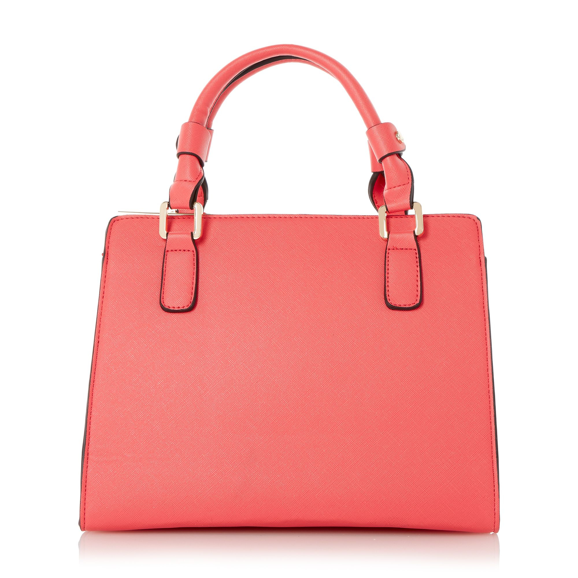Dune Daffie Structured Top Handle Handbag in Pink | Lyst
