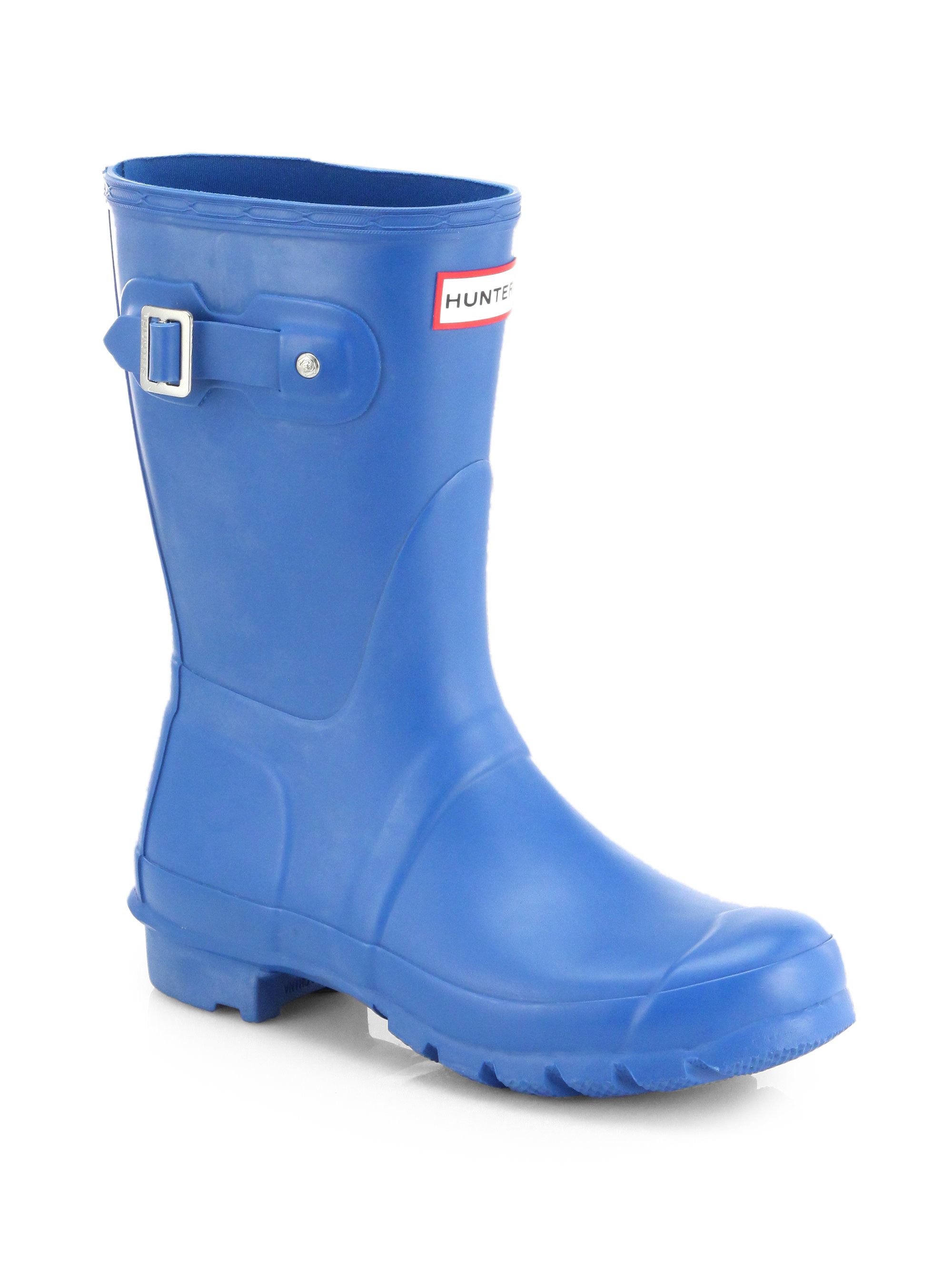Hunter Short Rain Boots in Blue (DENIM BLUE) | Lyst