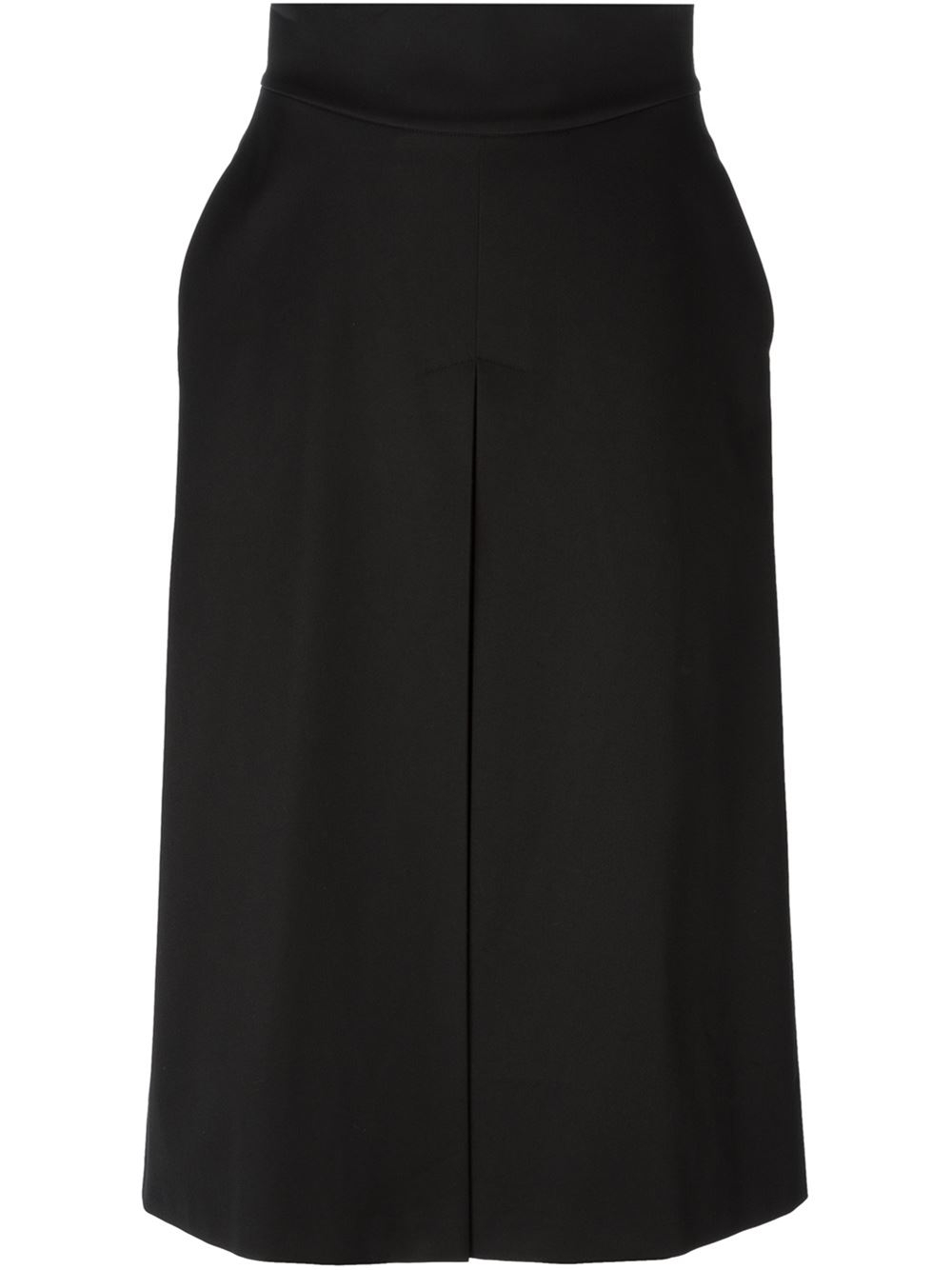 Dsquared² Pleated High Waist Skirt in Black | Lyst