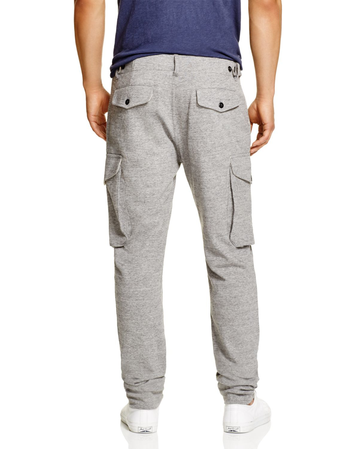 Cargo Jogger Pants in Heather Grey 