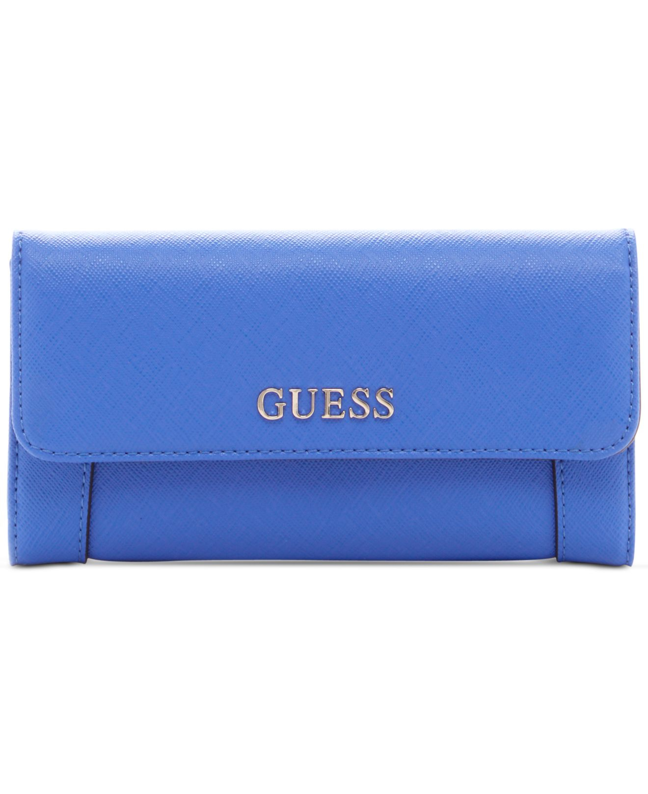 Guess Huntley Slim Clutch Wallet in Periwinkle (Blue) - Lyst