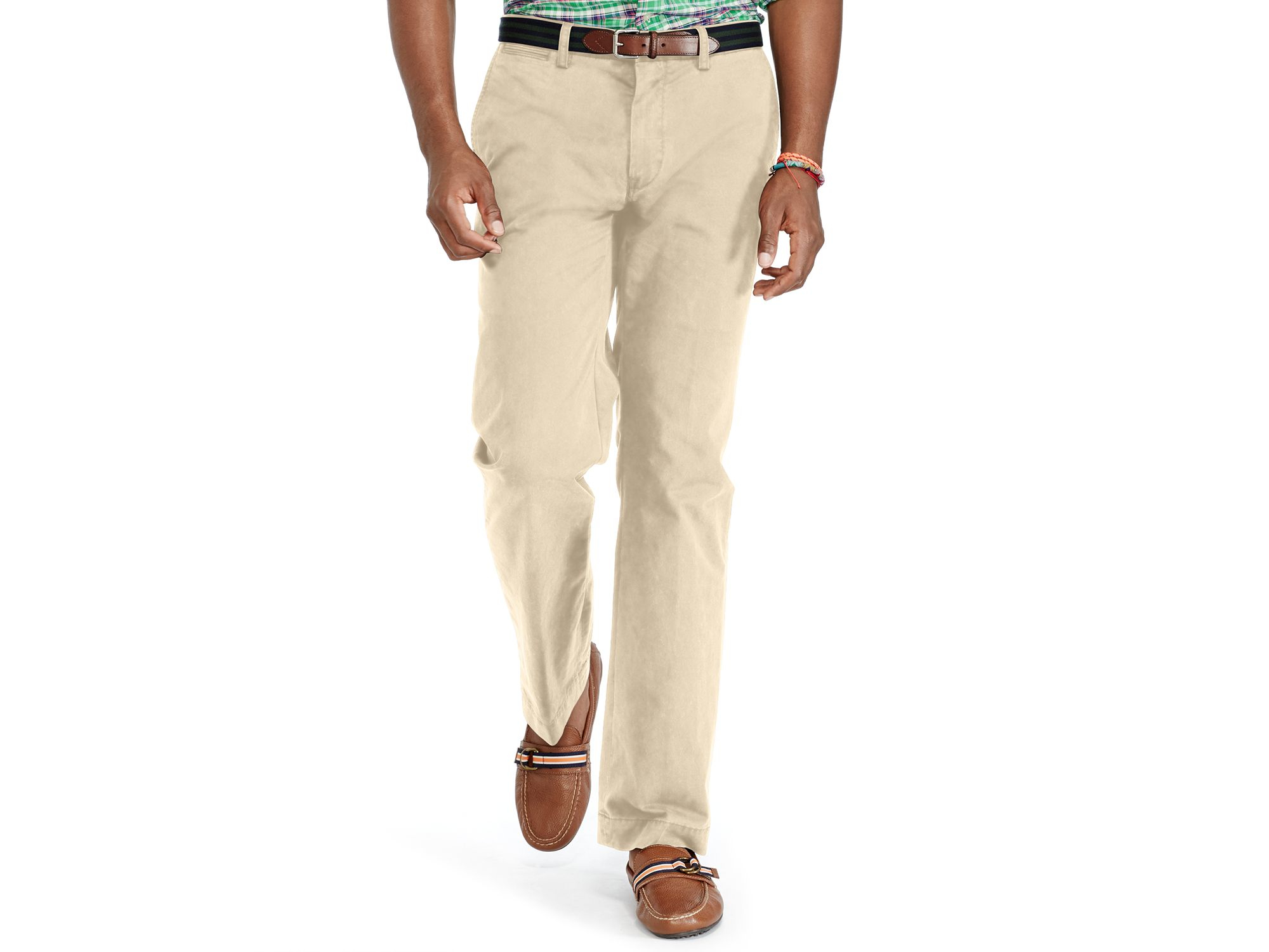 Ralph Lauren Polo Classic Fit Lightweight Chino Pants in Khaki for Men ...