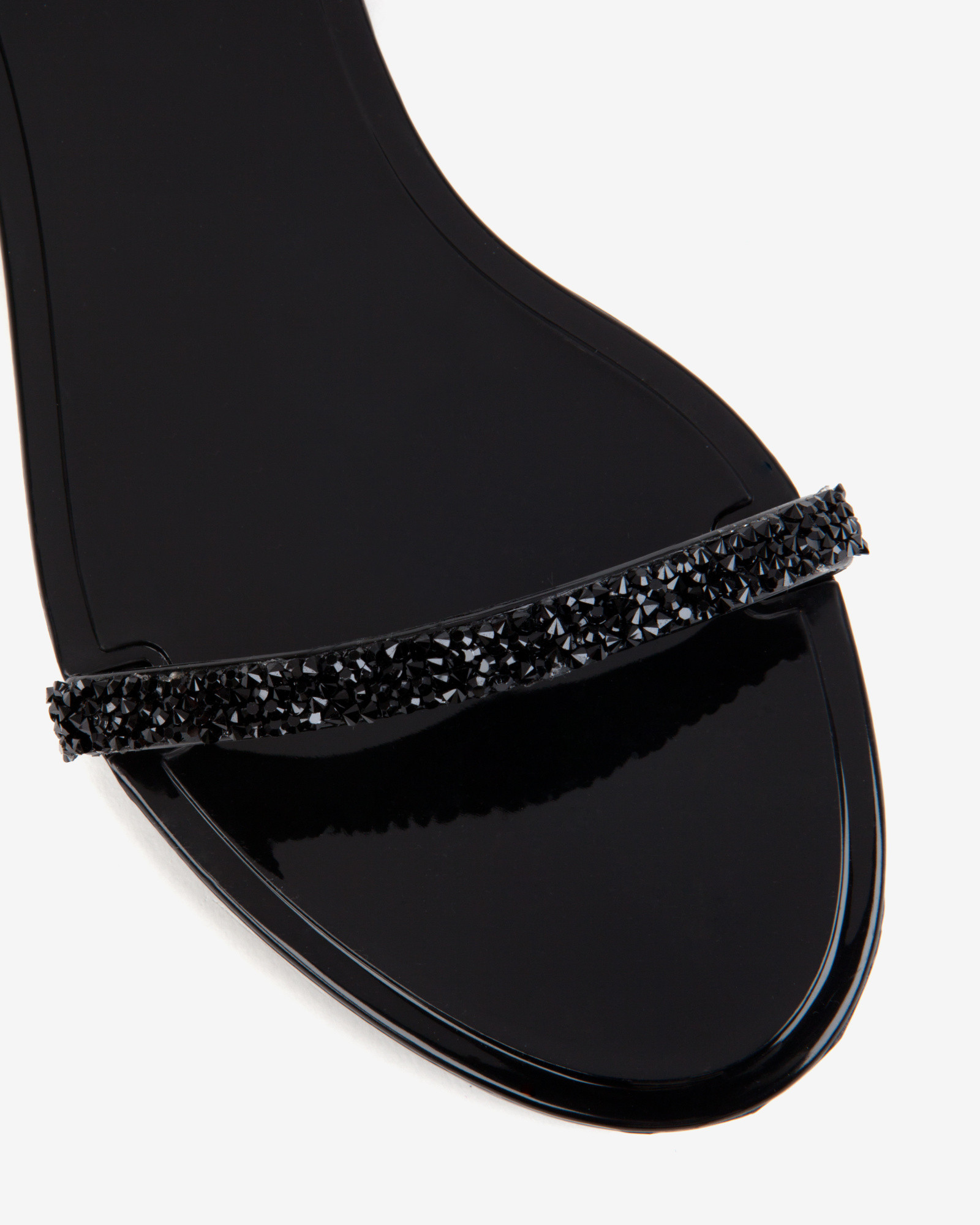 Ted Baker Ankle Strap Jelly Sandal in Black | Lyst