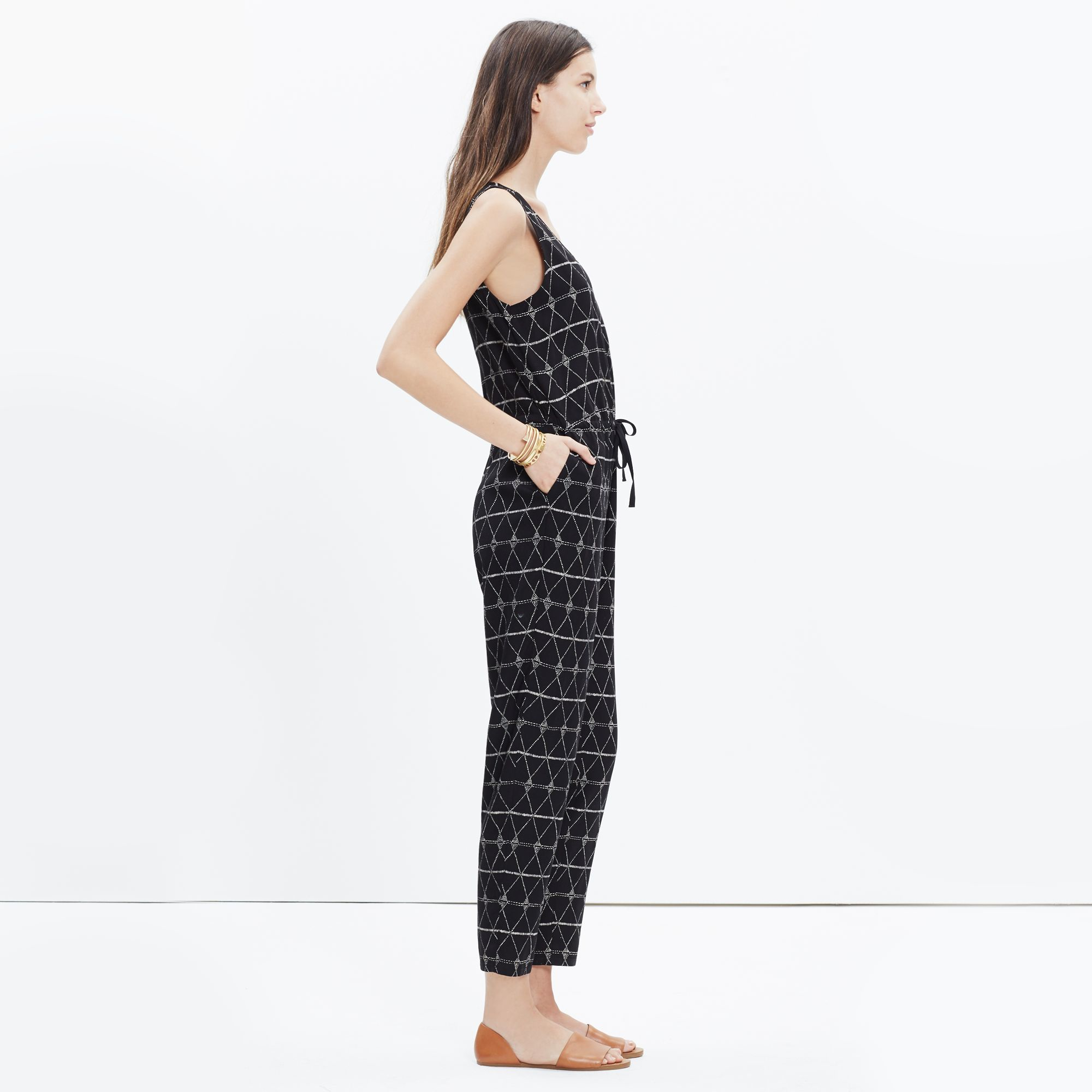 madewell polka dot jumpsuit