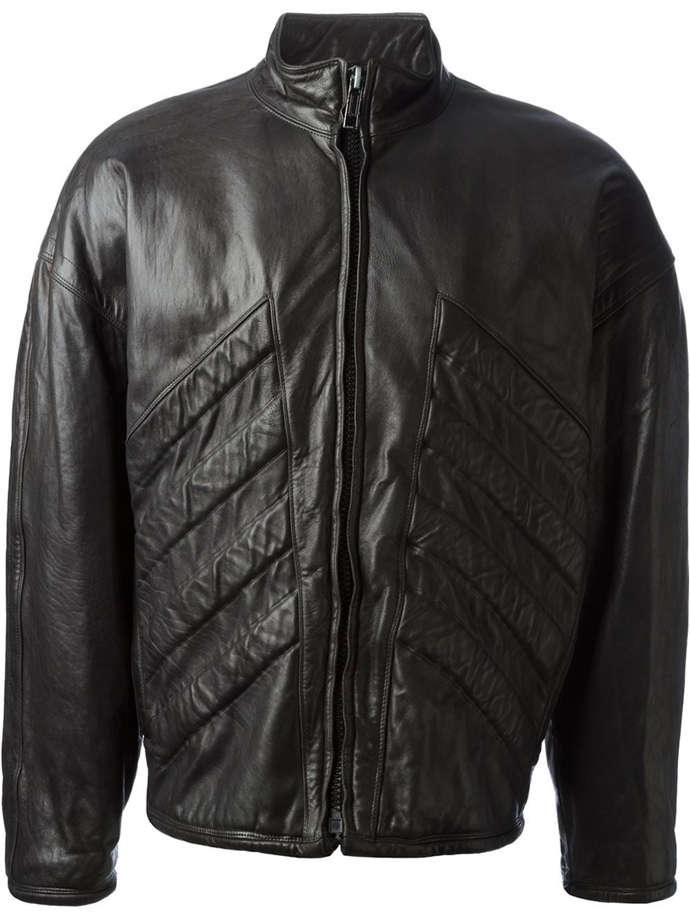 Vintage Versace Leather Jacket Mens Pictures