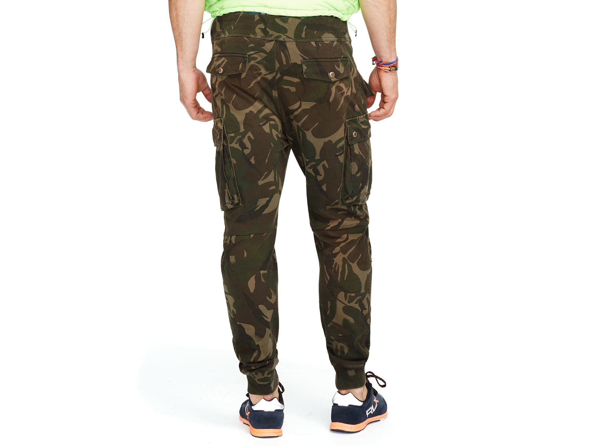 Lyst - Ralph Lauren Polo Camo Jersey Cargo Pants in Brown for Men