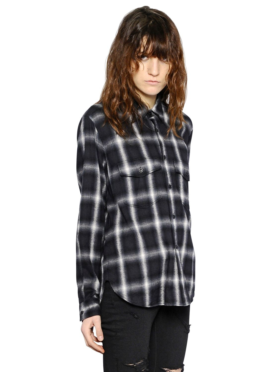 saint laurent flannel