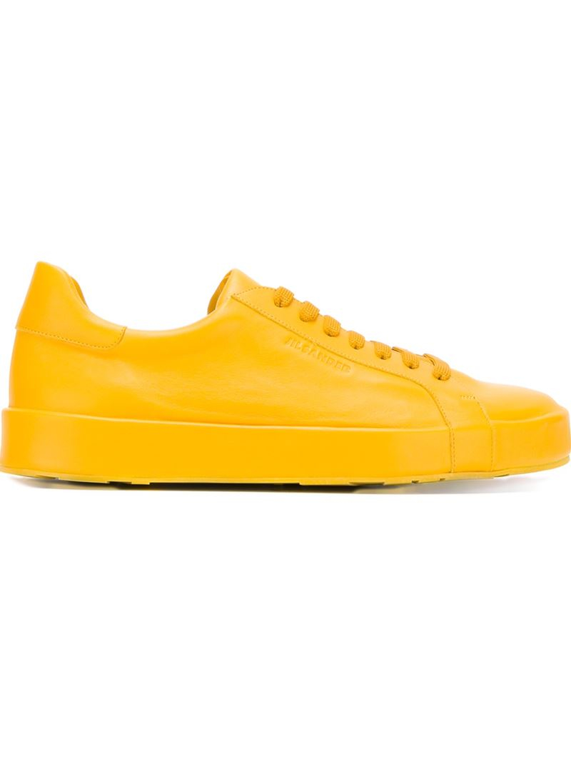 Sander Lace-up Sneakers in Yellow for Men | Lyst