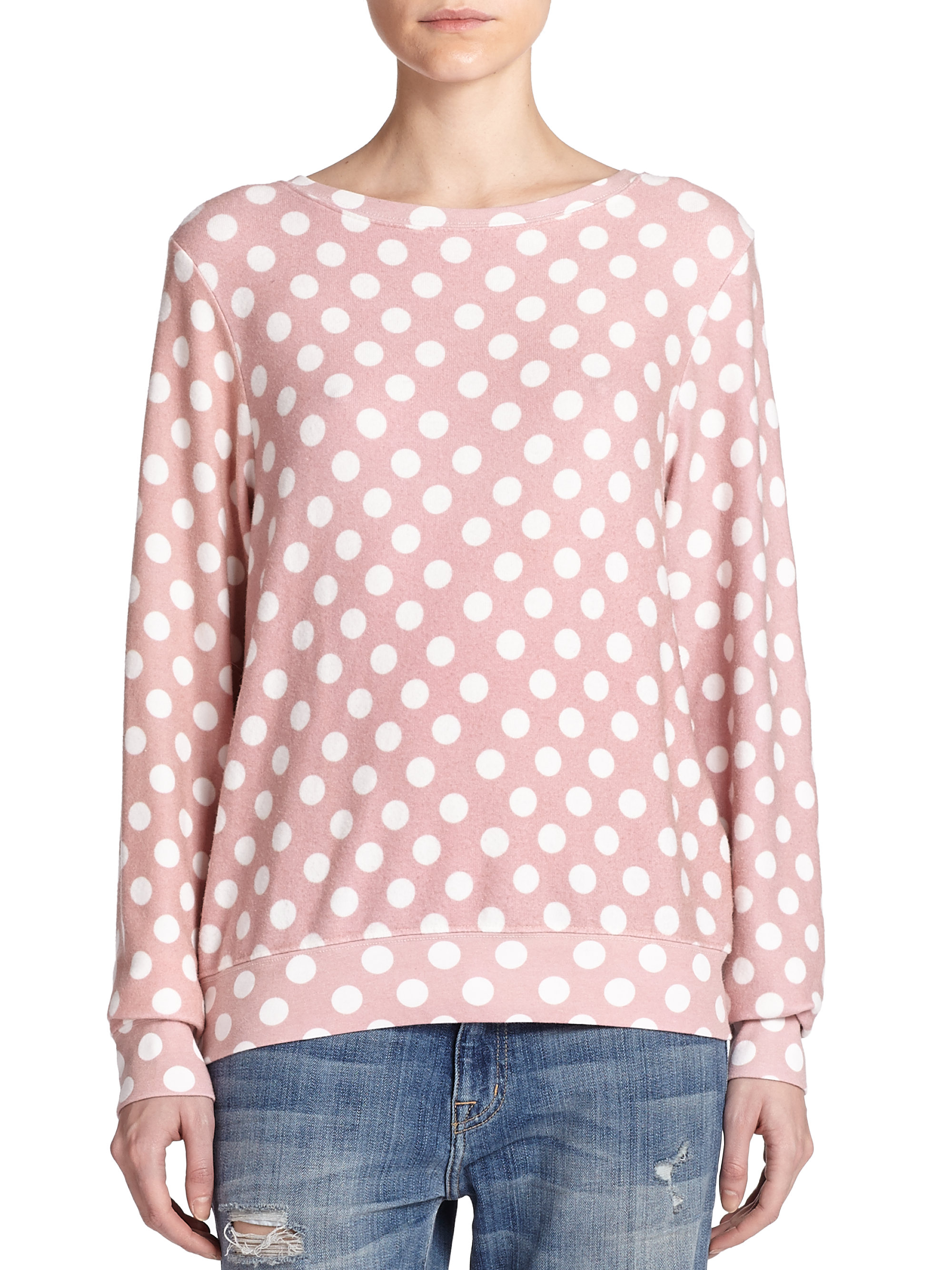 ami purple sweatshirt