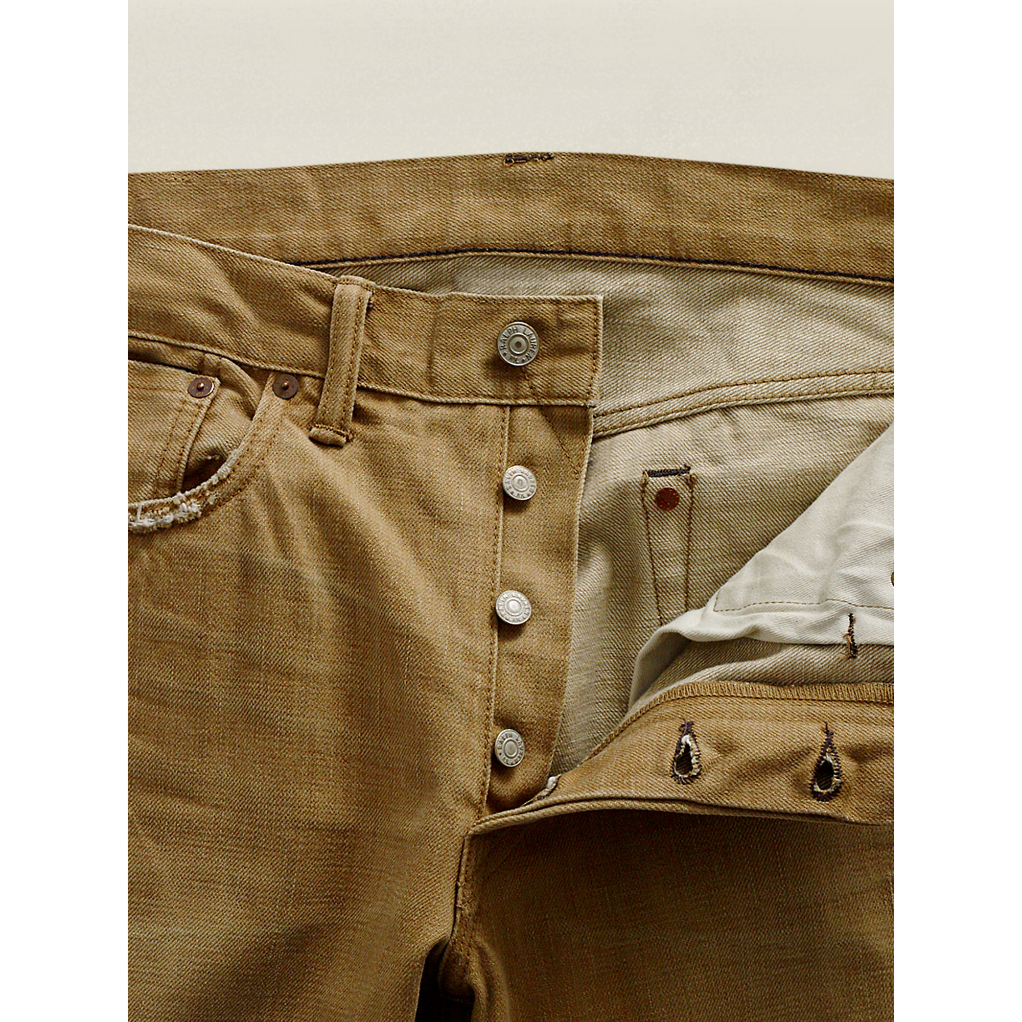 RRL Slim-Fit Bootcut Jean in Brown for Men