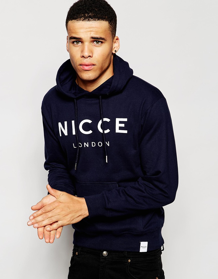 nicce hoodie blue