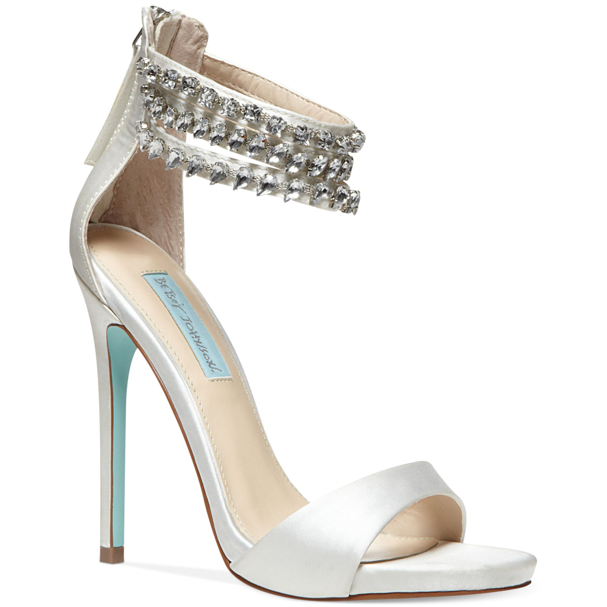 Lyst - Betsey Johnson Blue By Marry Evening Sandals in White