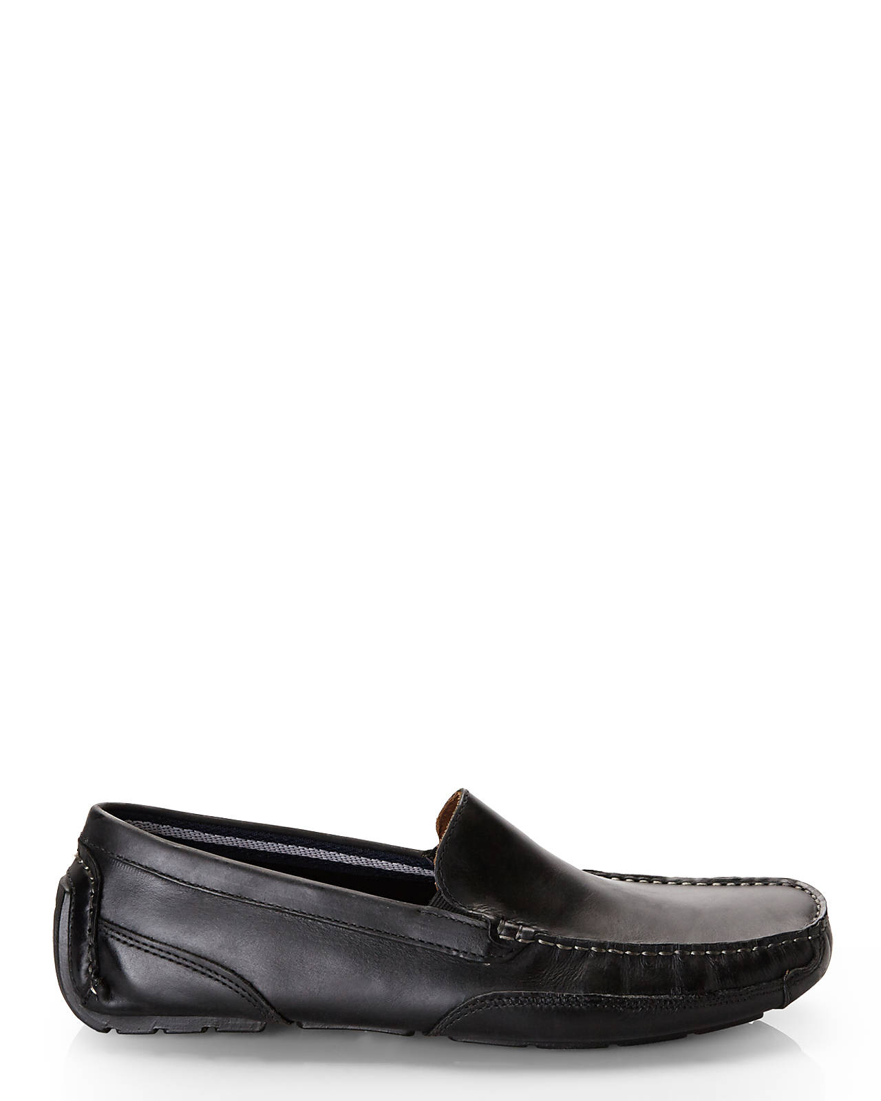 clarks black loafers