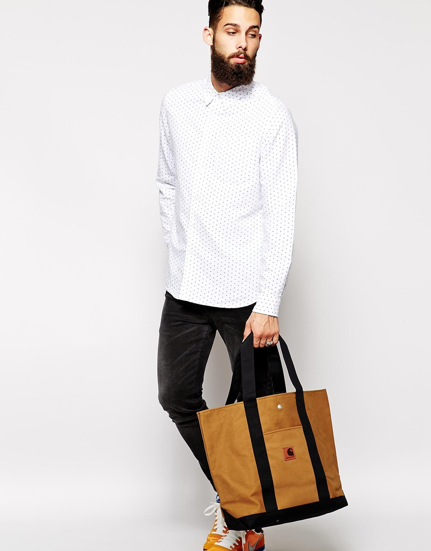 Carhartt Simple Tote Bag in Brown for Men - Lyst
