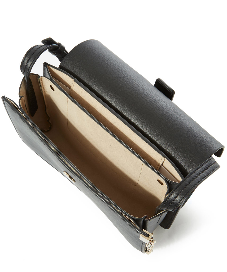 Chlo Small Black Faye Leather And Suede Shoulder Bag in Black | Lyst  