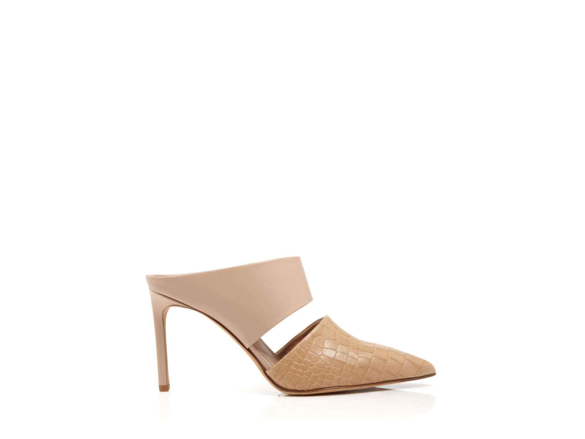 pointed toe mules high heel