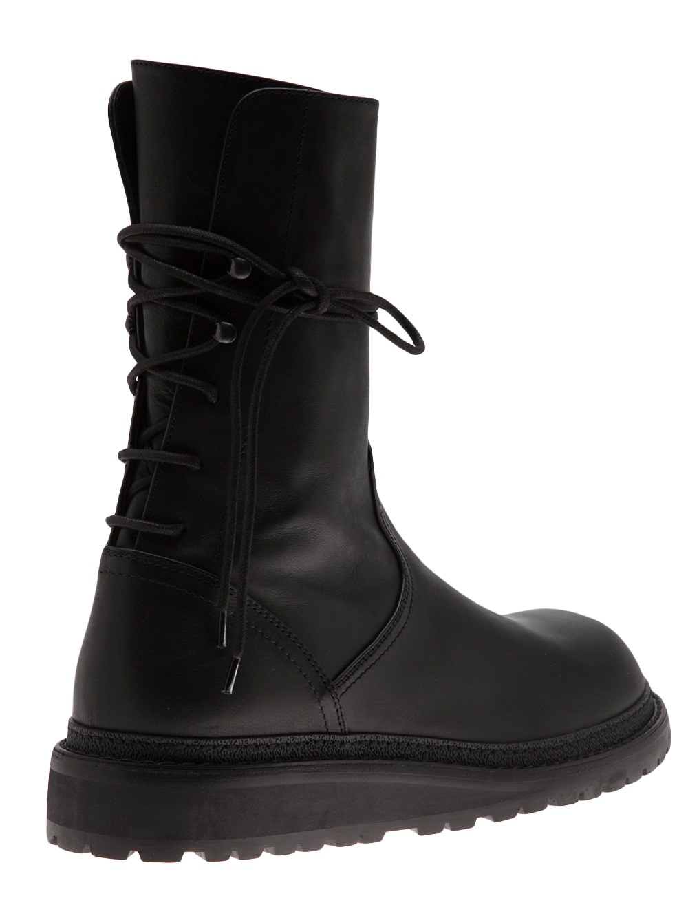 Ann Demeulemeester Back Lace Up Boot in Black for Men | Lyst