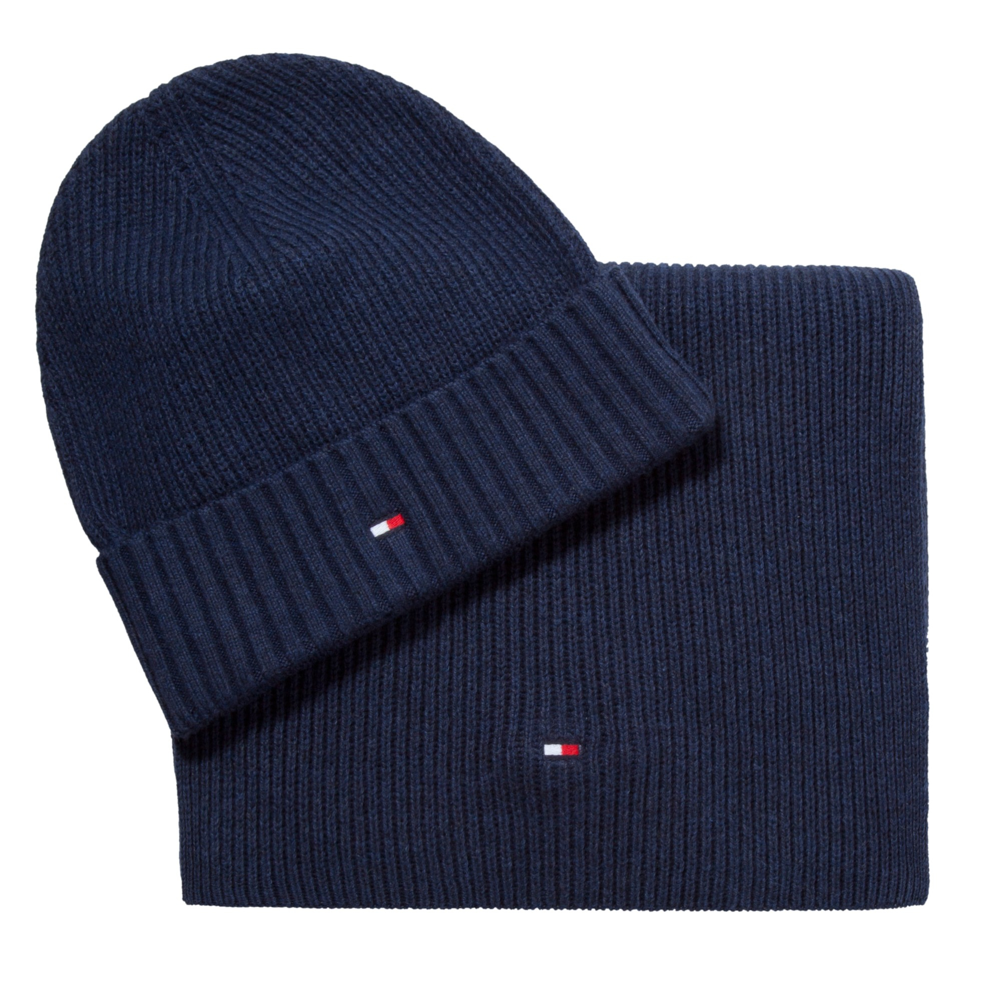 tommy hilfiger hat and scarf