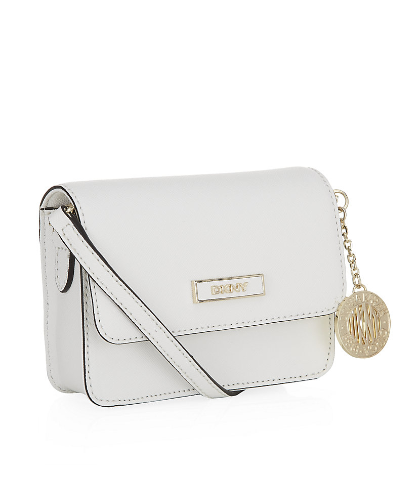 dkny white crossbody bag