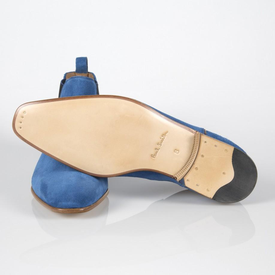 paul smith blue suede chelsea boots