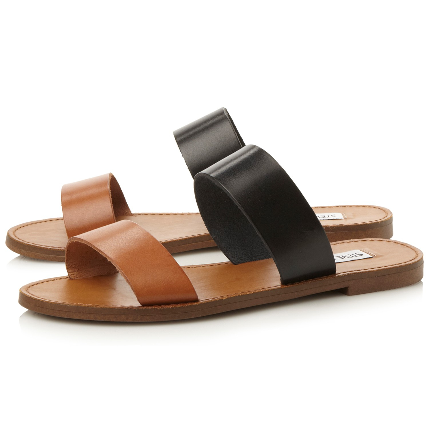 steve madden double strap sandal