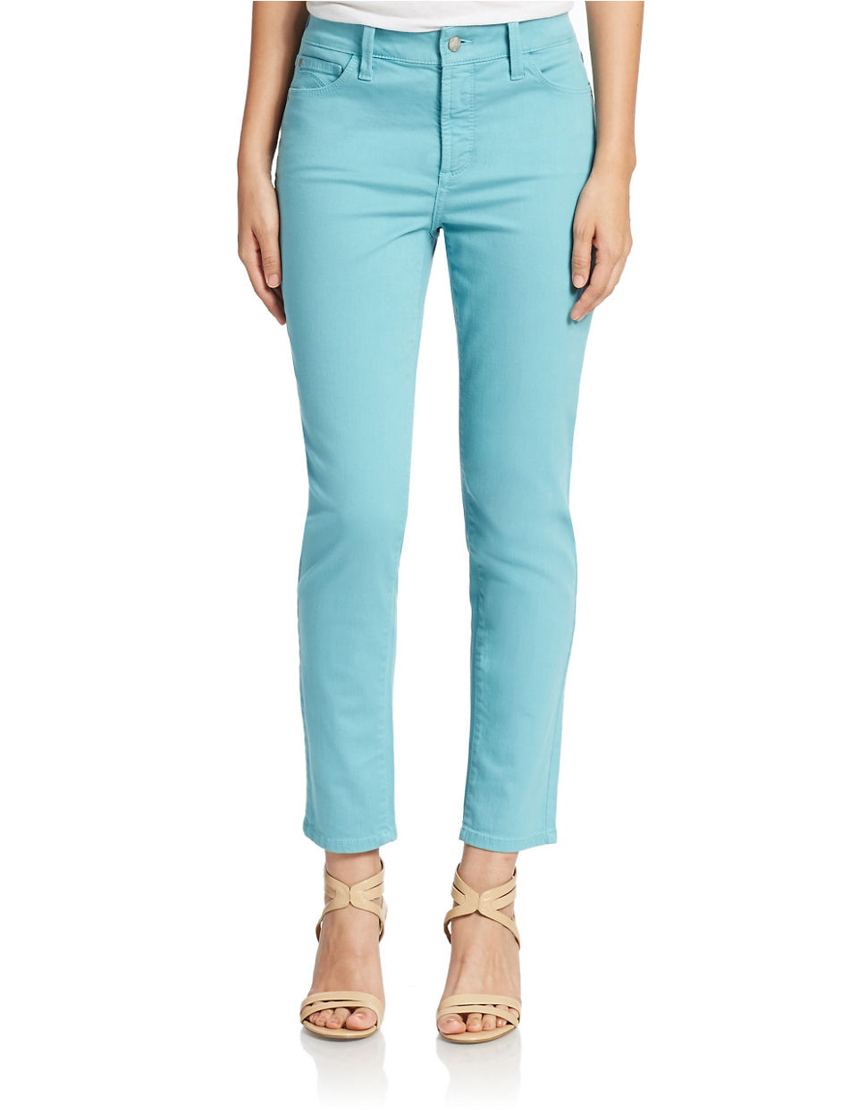 Nydj Ankle Jeans in Blue (Mirage) Lyst