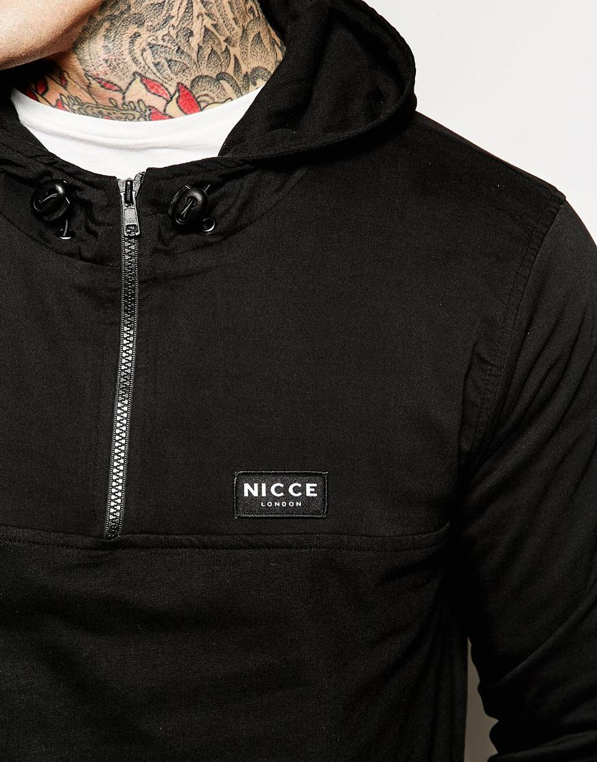 Nicce London Overhead Jacket in Black for Men - Lyst