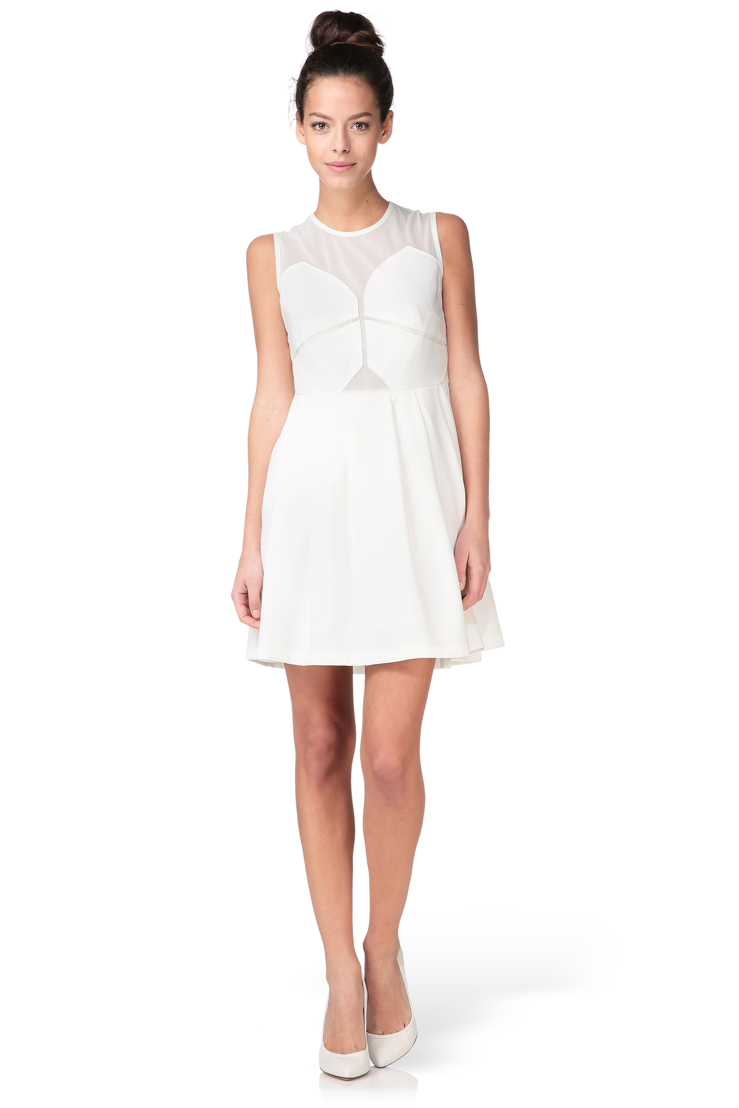 Brigitte bardot Short/knee Length Dress in White | Lyst