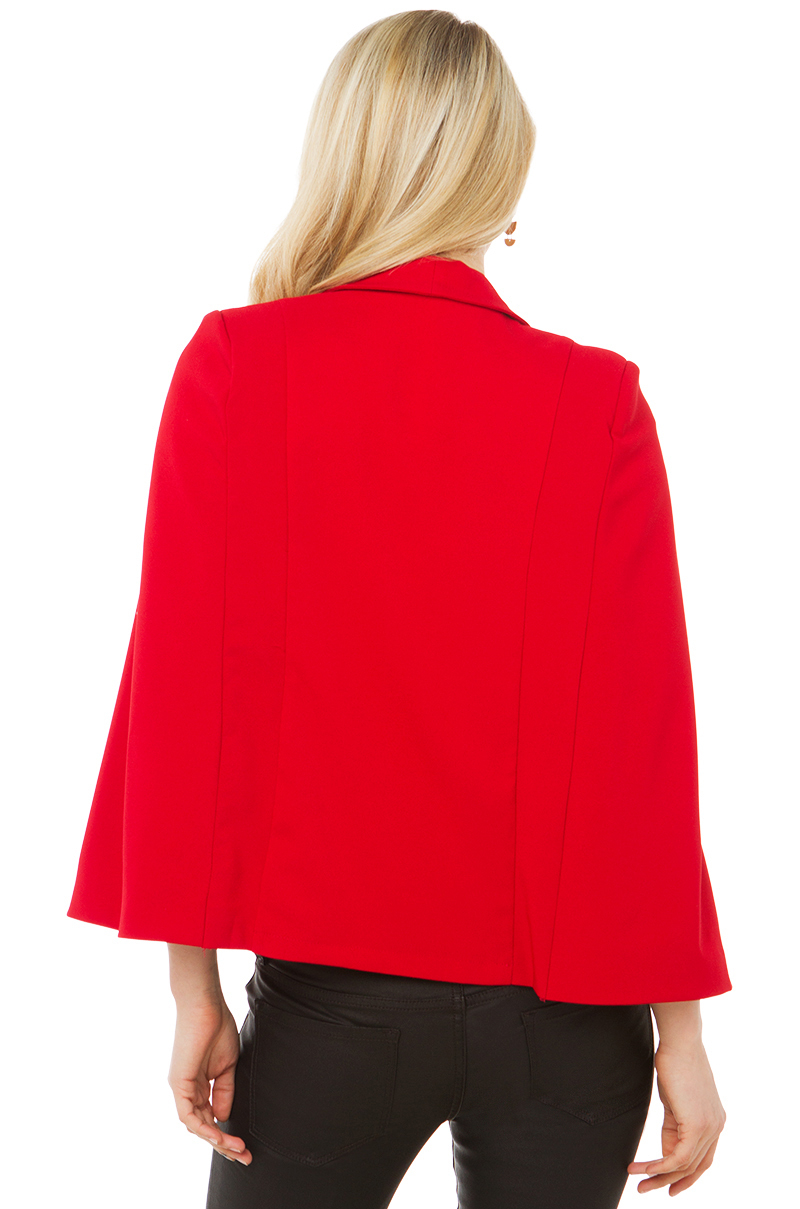 red cape jacket