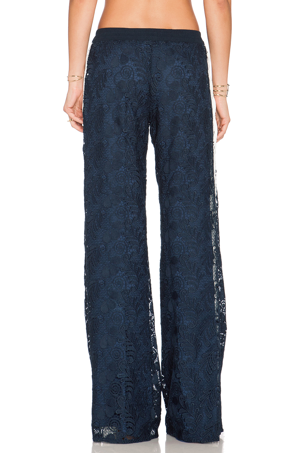 Blue lace pants Clearance