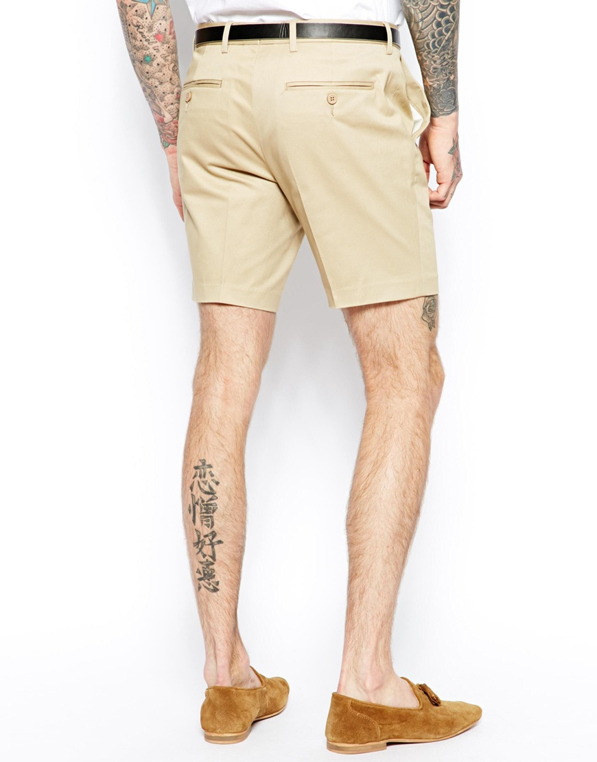ASOS Slim Fit Smart Chino Shorts in 