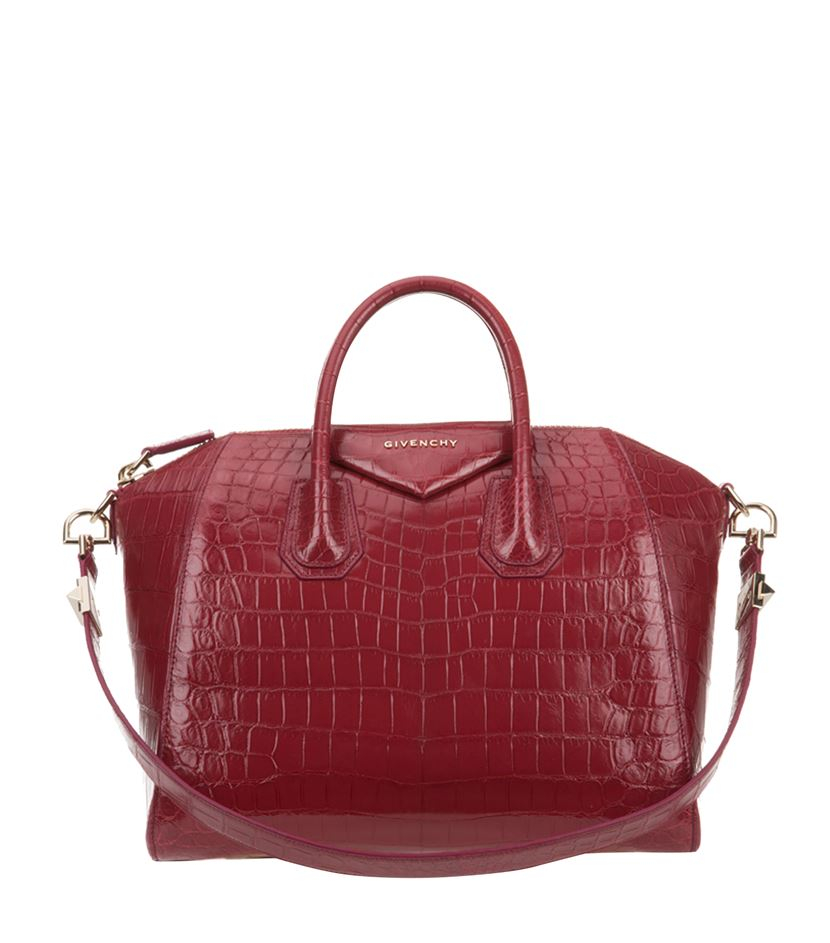 lyst givenchy medium croc antigona tote in lyst givenchy medium croc antigona tote in