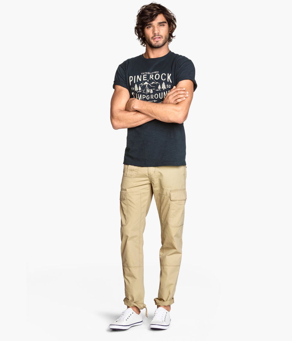 h and m cargo pants men