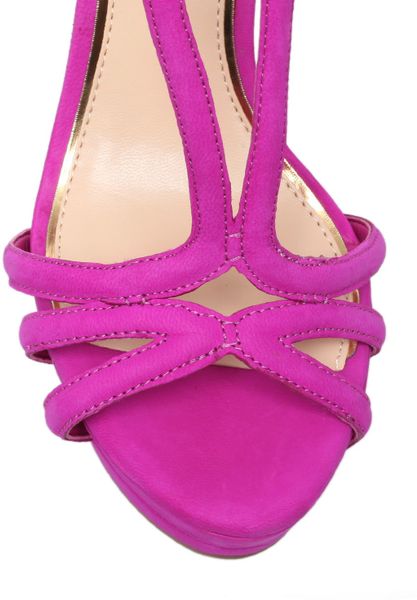 Jessica Simpson Salvati High Heel Sandals in Purple | Lyst