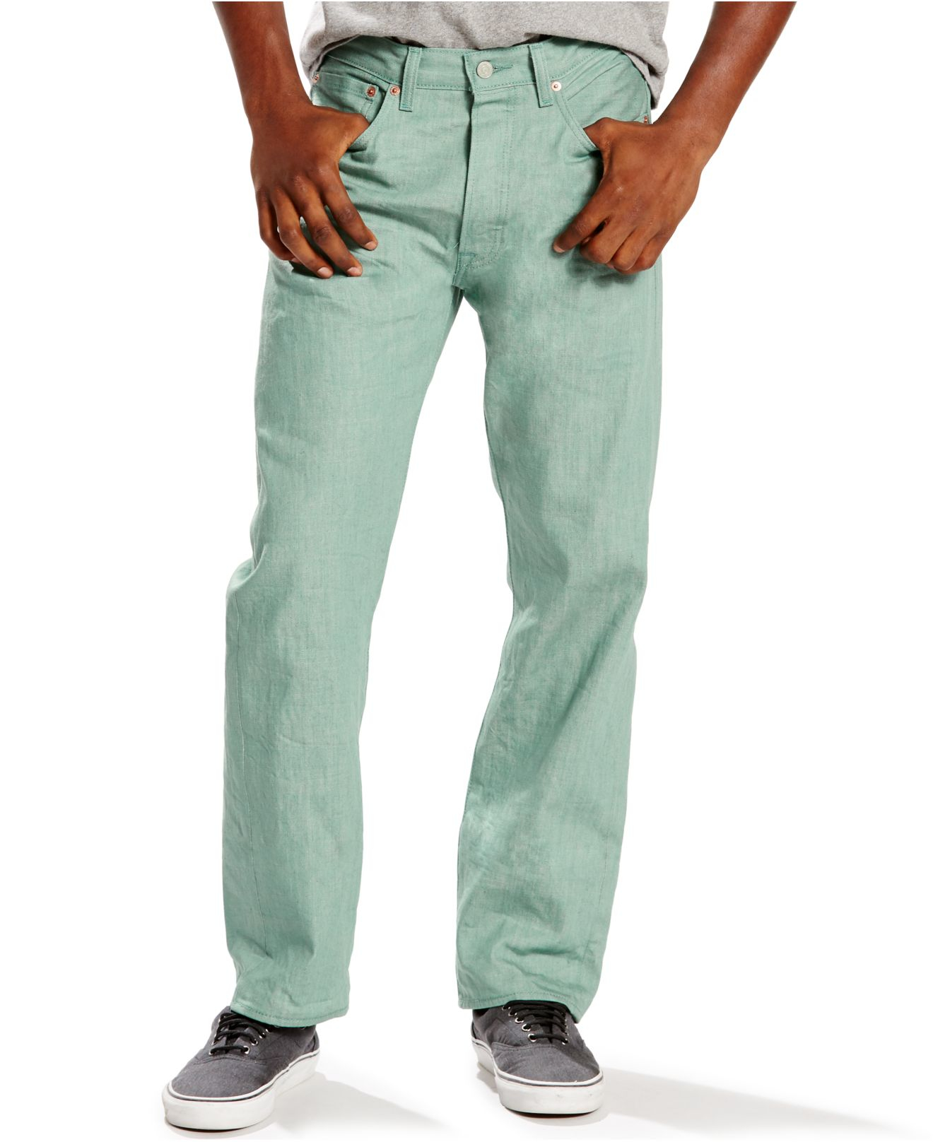 Levi's Denim ® Men's 501 Original Shrinktofit Jeans in Green for Men