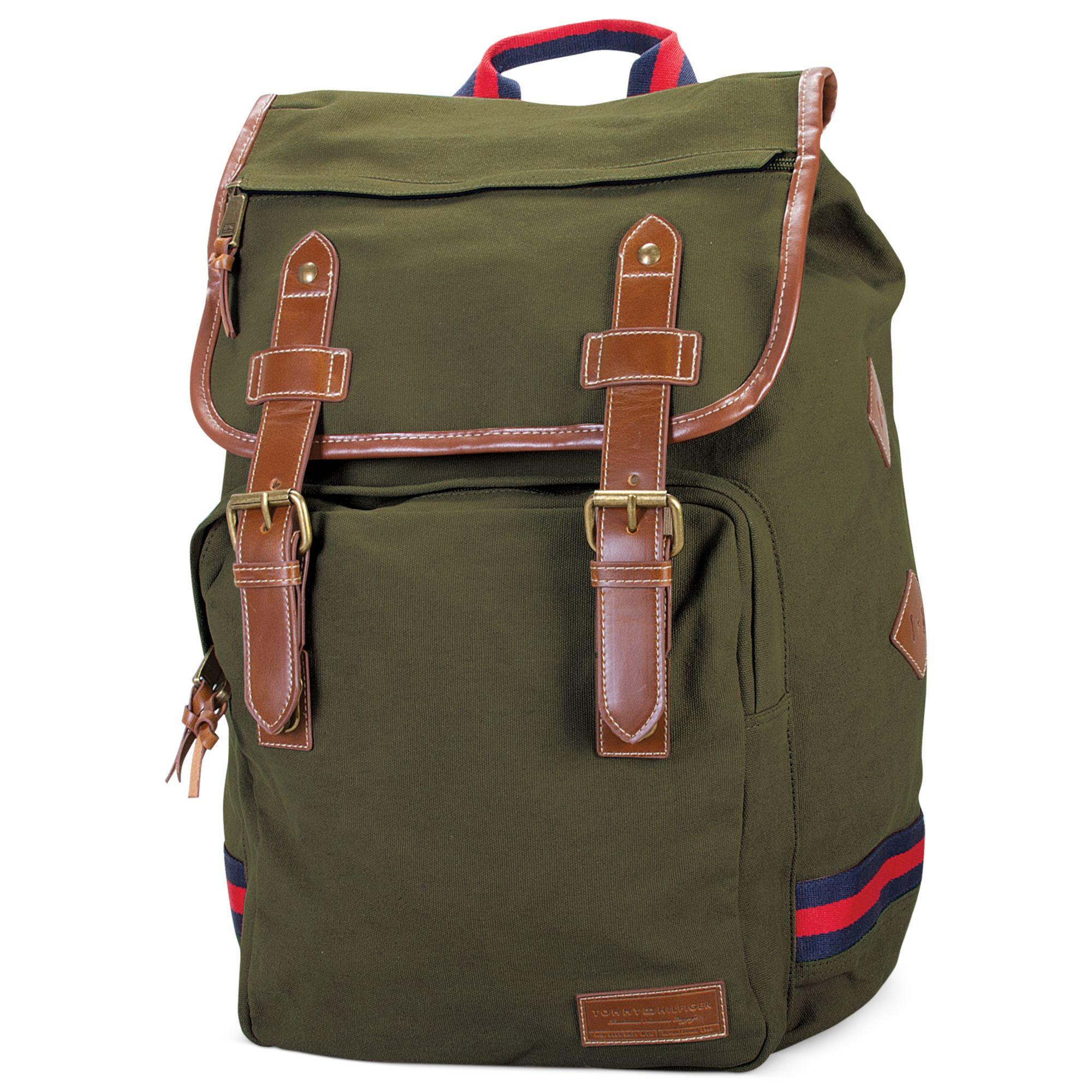 Lyst Tommy Hilfiger Canvas Backpack in Green for Men