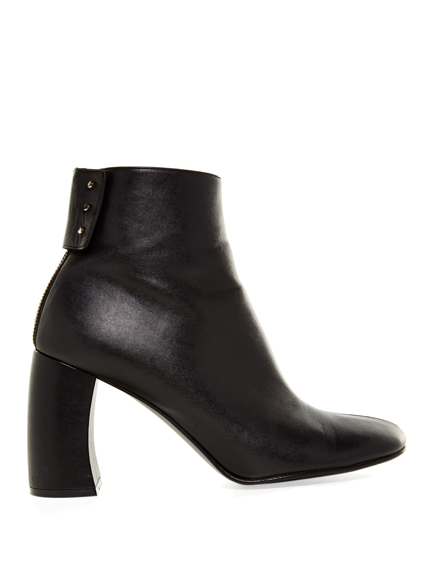 stella mccartney exaggerated block heel platform bootie