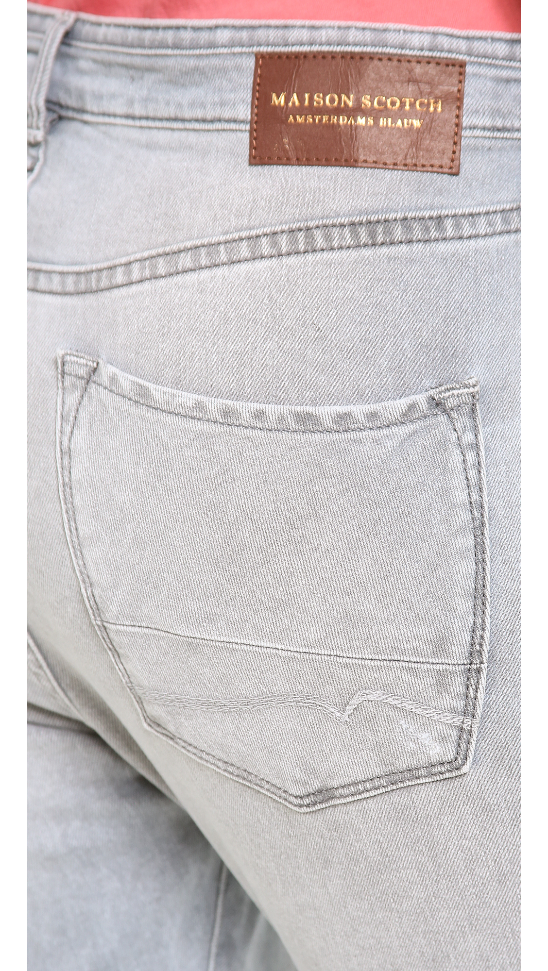 Maison Scotch Mademoiselle Jeans Grey in Gray | Lyst