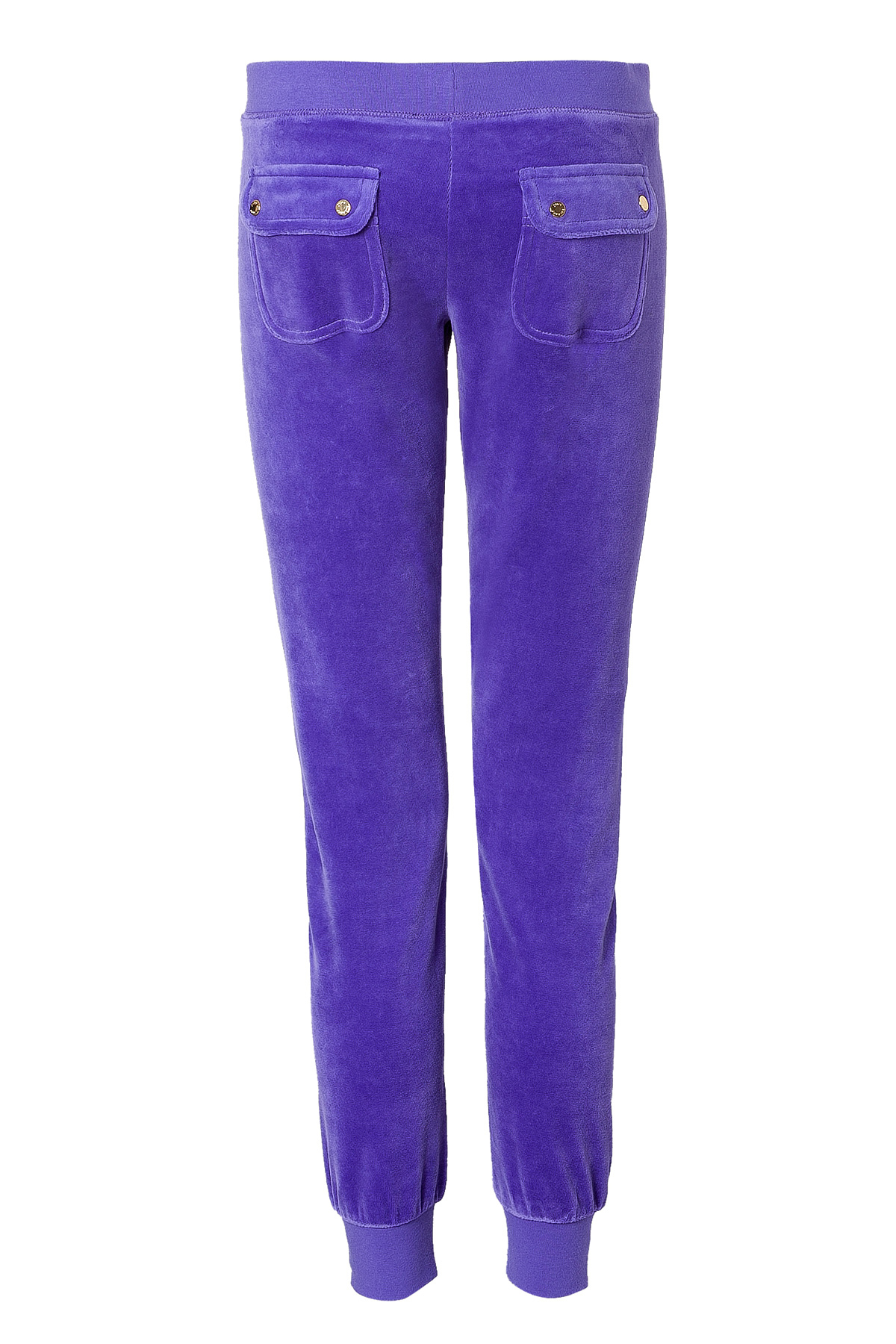 Juicy couture Velour Modern Track Slim Pants in Purple | Lyst