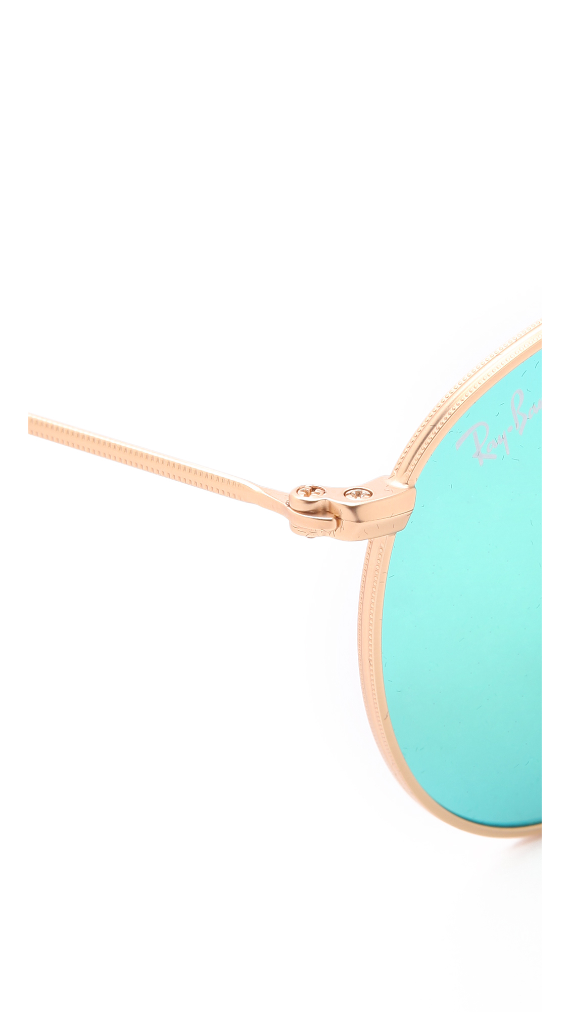 ray ban gold mirrrored polarized icons sunglasses matte goldorange mirror polar product 1 21187613 3 897359067 normal