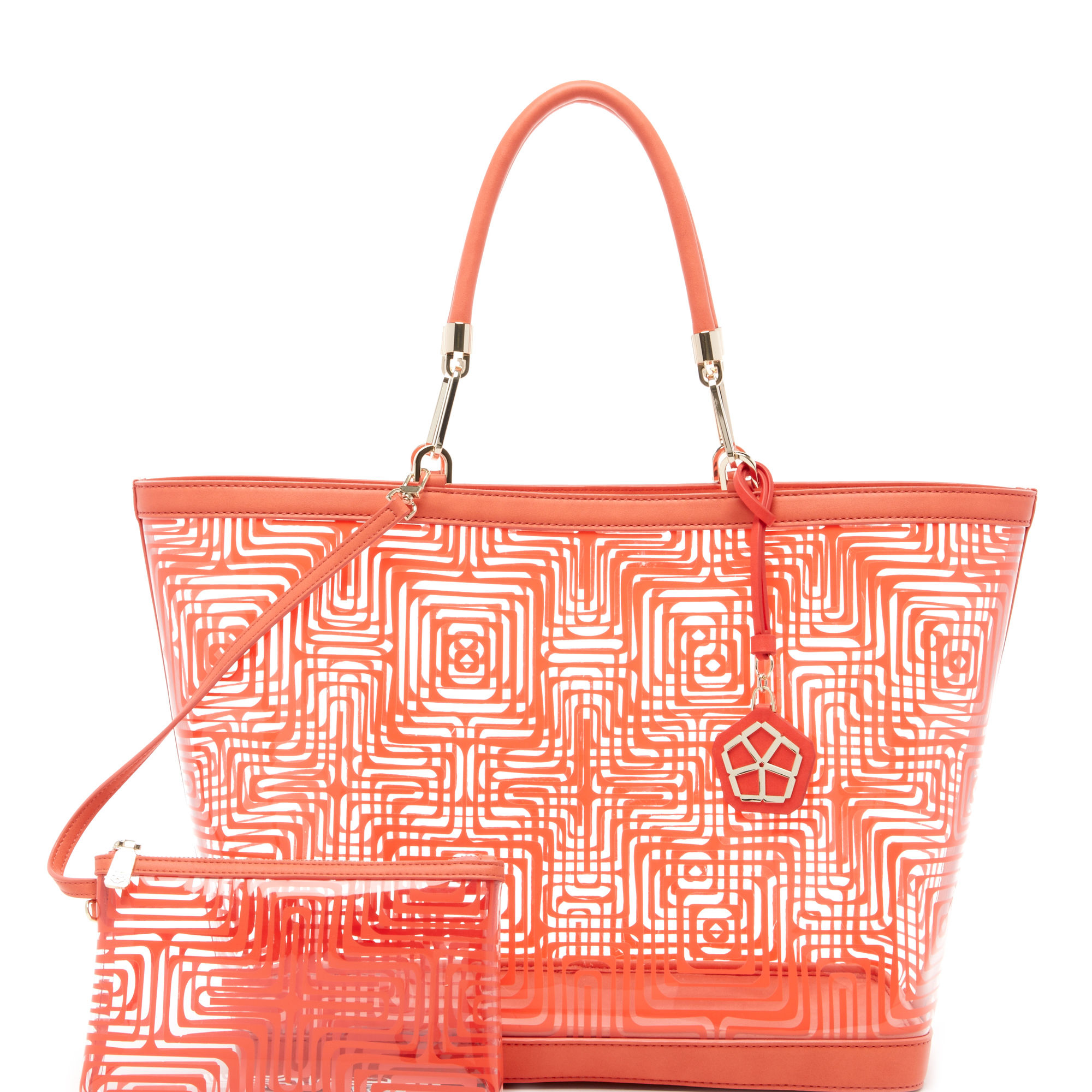 Trina turk Marina Tote in Pink Lyst