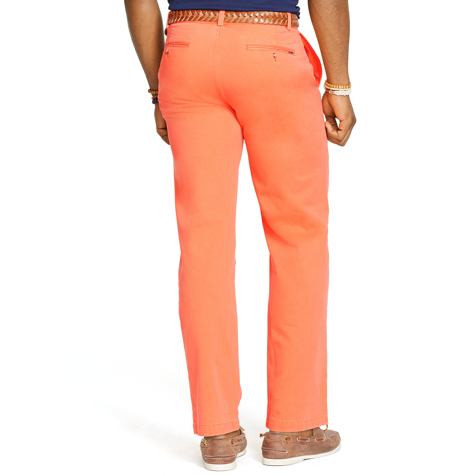 Ralph Lauren Classic-Fit Chino in Orange for Men - Lyst