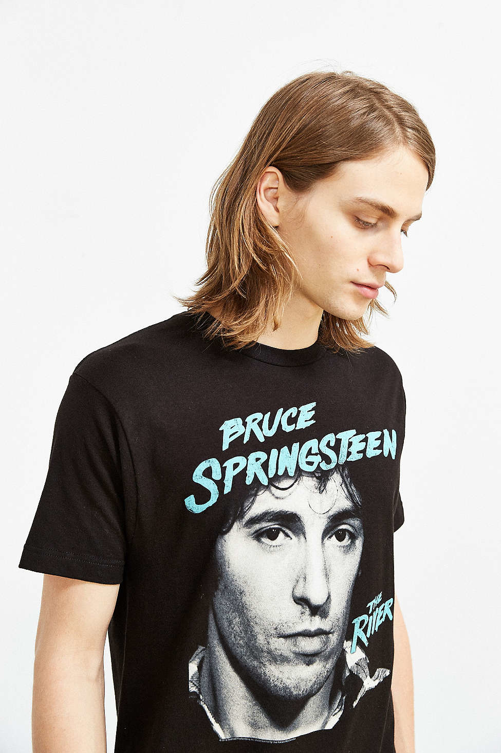 Urban Outfitters Bruce Springsteen The River Tee in Black for Men | Lyst