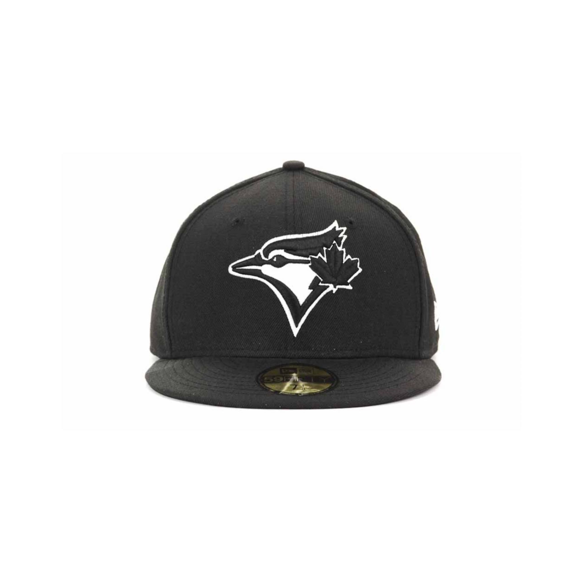 New Era Toronto Blue Jays Mlb Black And White Fashion 59Fifty Cap in