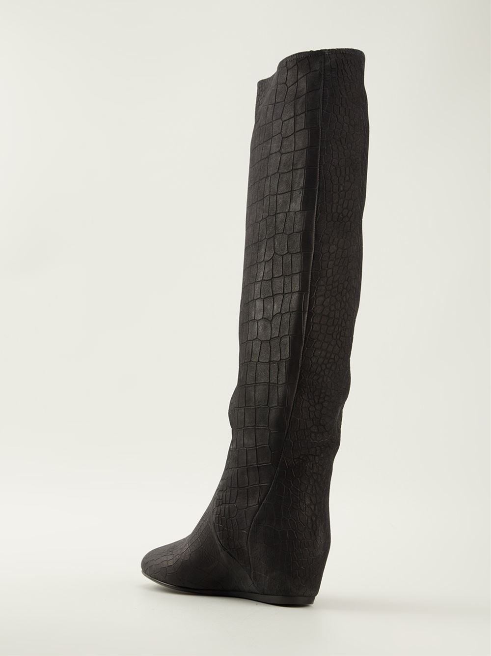 lanvin hidden wedge boots