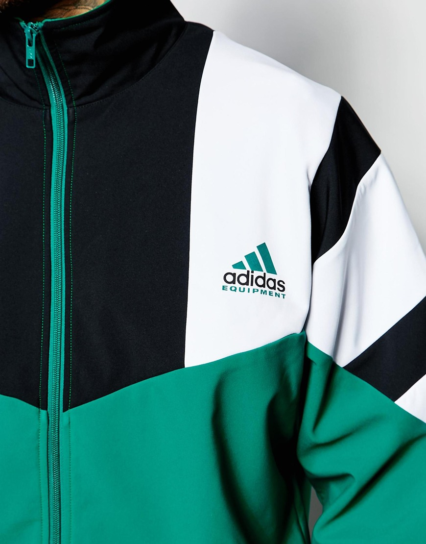 adidas Originals Equipment Track Jacket in Green for Men - Lyst